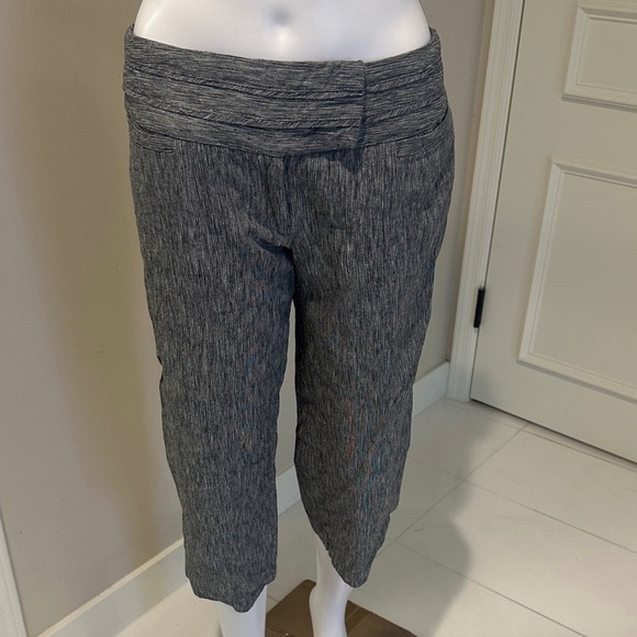 Gray Women's Cropped Pants low rise 2010s - Picture 1 of 4